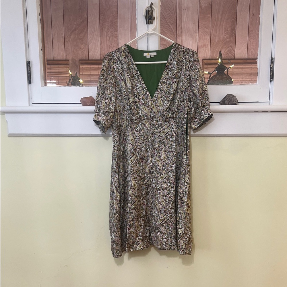 Boden Multicolor Paisley Dress